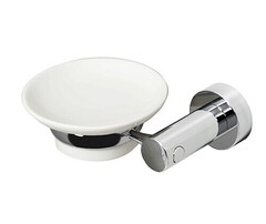 WasserKRAFT K-28229 Мыльница, цвет: хром, белый фото