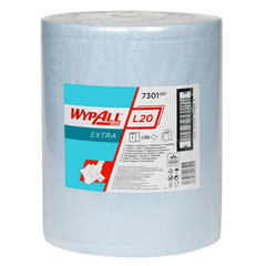 Салфетки хозяйственные в рулоне Kimberly Clark 7301 Wypall L20 38.5x32.5 см 500 листов в рулоне