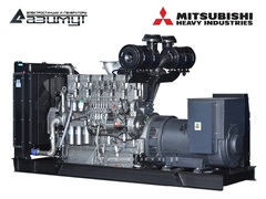 Дизельный генератор Азимут АД-500С-Т400-1РМ8 Mitsubishi