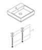 GROHE Cube 3947800H Раковина накладная