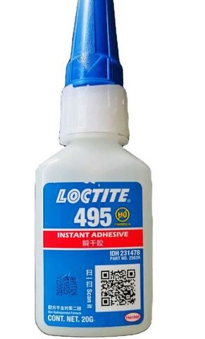 Loctite 495 (Локтайт 495) - клей для металлов, резины и пластмасс - 20 г