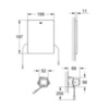 Grohe 38759SD0 Панель смыва для унитаза радио