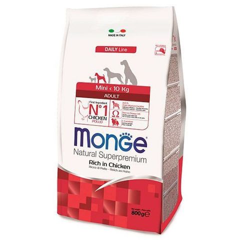 Monge Dog Mini корм для взрослых собак мелких  пород 800г