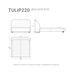 Кровать TULIP 220