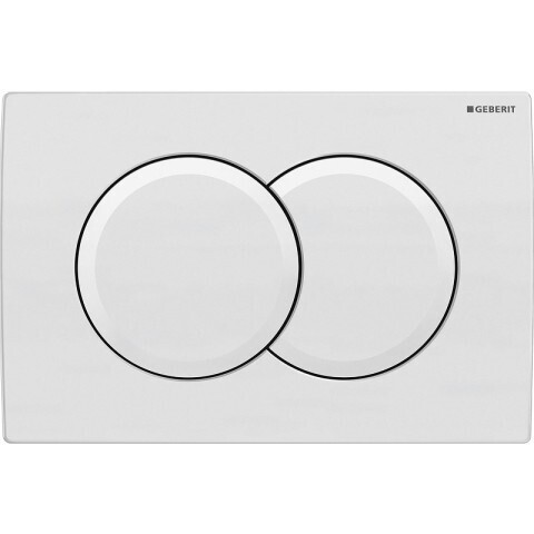 Geberit Delta 115.107.11.1 Смывная клавиша, для двойного смыва, альпийский белый