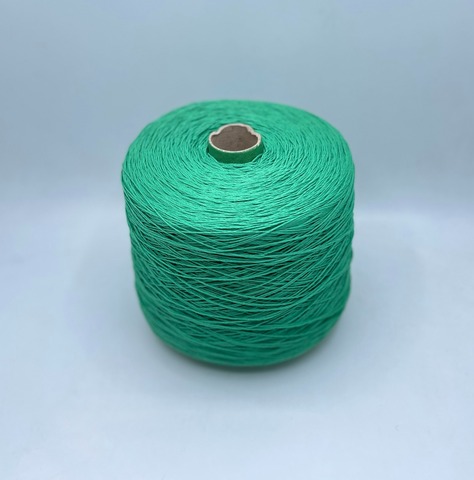 Бобинная пряжа (пр.Италия), art-USA Cotton supersoft , 325м/100гр. 100% Хлопок Pettinato(чесаный хлопок) цвет-Зеленый, арт.29998