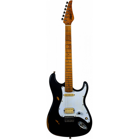 JET JS-800 Relic BK - Электрогитара, Stratocaster, корпус липа, HS, цвет Relic BK