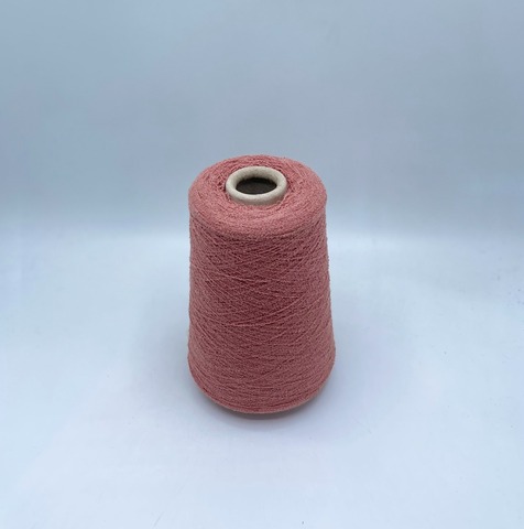 Бобинная пряжа (пр.Италия),art-Souple 1500м/100гр. 58% Хлопок, 10% Кашемир, 32% Полиэстер, цвет-Сухая роза(369/676), арт.35054