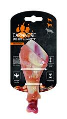 MPets игрушка для собак Карнивор голень, вкус бекона, красная 14.5 x 5.8 x 4.4 см
