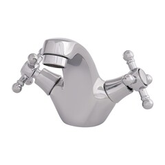 Смеситель ECO двухвентильный, для мойки шпилька, латун. кран-букса, B10-333 (РемоКолор) 67-6-003