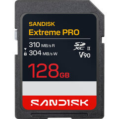 Карта памяти SanDisk 128GB Extreme PRO UHS-II SDXC 310/ 304MB/s