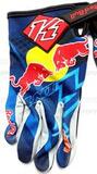 Мото перчатки KINI RED BULL, кроссовые мотоперчатки размер XL