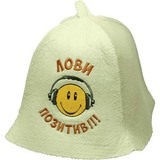 Войлочная шапка Лови позитив! - 4