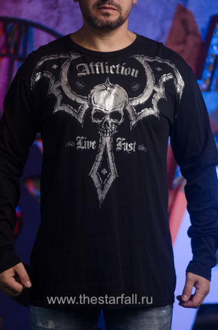 Affliction | Футболка лонгслив мужская DEATH BLADE A137 перед