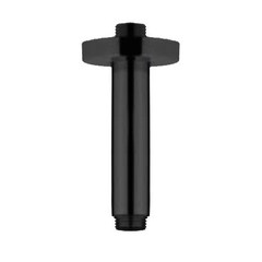 Paini 50PZ744T615BI Кронштейн для верхнего душа потолочный, круглый, 150 мм, брашированный чёрный фото