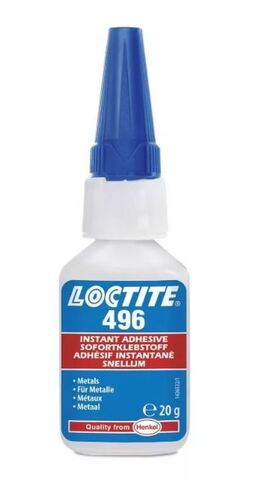 Loctite 496 (локтайт 496) - клей для металлов, резины и пластмасс - 20 г
