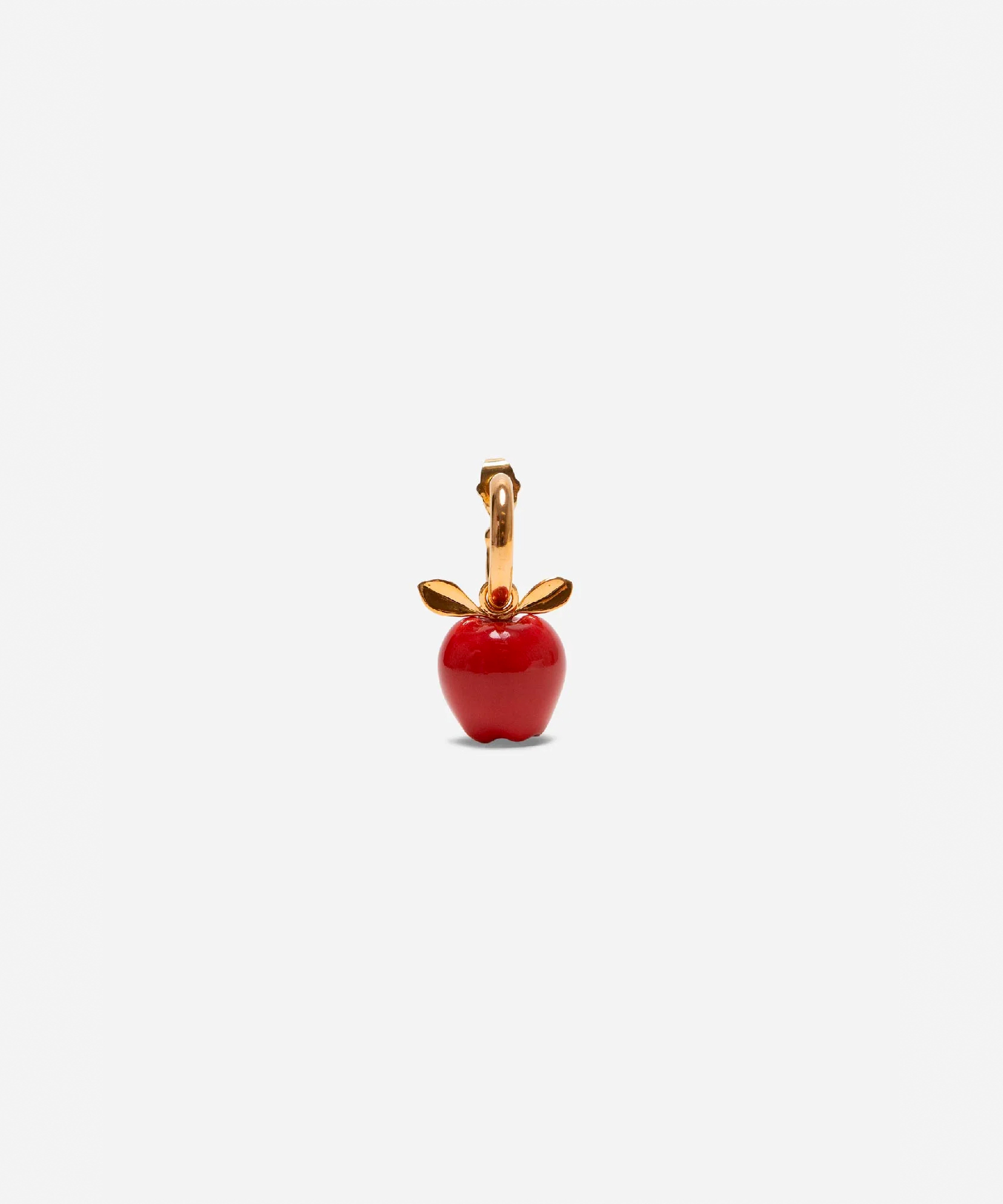 Моносерьга APPLE HOOP RED