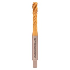 Метчик М10х1,5 (Машинный, винт.) DIN371 HSSE-TiN 7g C/2-3P R45 100мм a=8,0 H-Tools 515X01-C2-0100