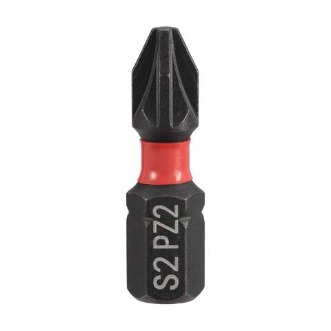 Бита PZ2 х25мм Impact(ударная) S2 100шт SGS 6325-PZ2-IB-100