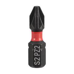 Бита PZ2 х25мм Impact(ударная) S2 100шт SGS 6325-PZ2-IB-100