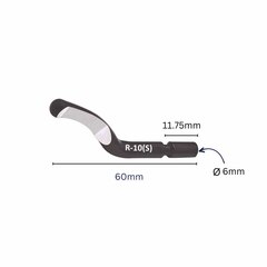 Лезвие для фаскоснимателя d.6,0мм R-10(S) HSS CP GRATEX 13100