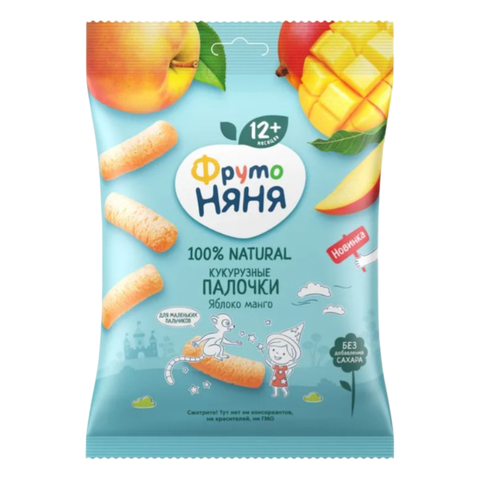 Фруто-няня Кукурузные палочки 20гр