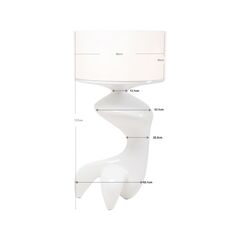 Светильник напольный KARE x Karim Rashid Flow Figure White 157 см