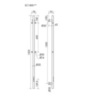 Sancos Etna SC13001MB Полотенцесушитель электрический 150x8, черный матовый