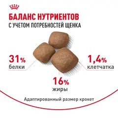 Royal Canin Giant Junior Сухой корм для щенков гигантских пород с 8 до 24 месяцев 17 кг