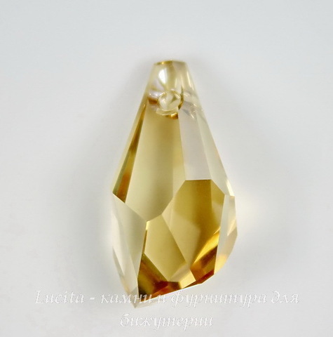 6015 Подвеска Сваровски Polygon Drop Crystal Golden Shadow (21 мм) ()