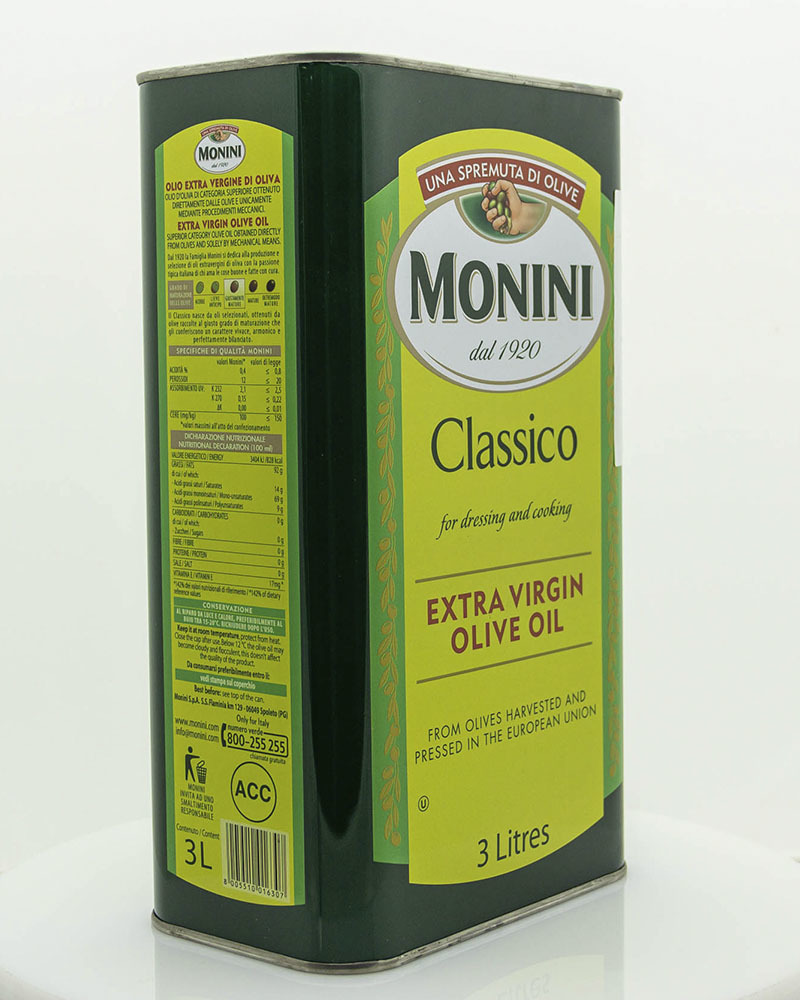Масло оливковое Monini Экстра Вирджин Классико 3 л