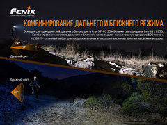 Фонарь налобный FENIX HL18R-T 500lm аккумуляторный