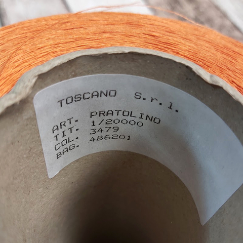 Лен 100% TOSCANO  / PRATOLINO 2000 оранжевый