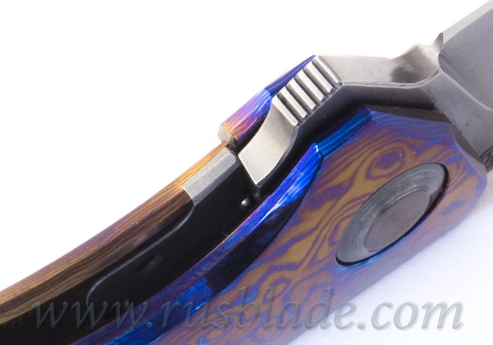 Cheburkov Hudson S90V Timascus Full Custom - фотография 