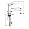 Hansgrohe Metropol 32500990 Смеситель для раковины, PGO