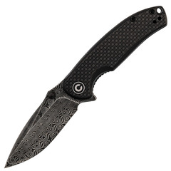 Фото Складной нож CIVIVI Pintail, сталь Damascus, Black G10