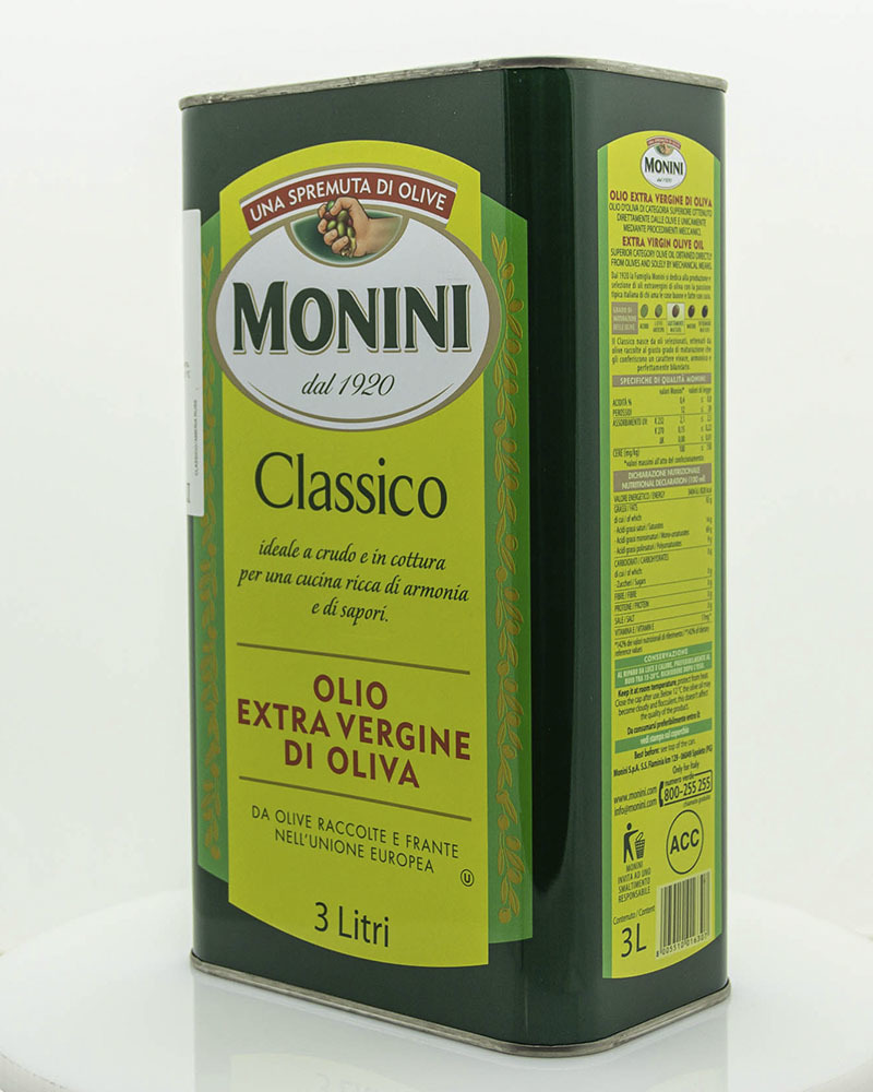 Масло оливковое Monini Экстра Вирджин Классико 3 л