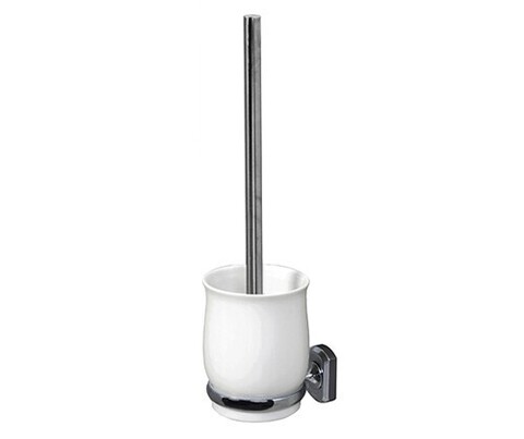 WasserKRAFT K-24127 Туалетный ершик, цвет: хром, белый
