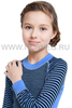 Комплект термобелья из шерсти мериноса Norveg Climate Control Blue детский - 3