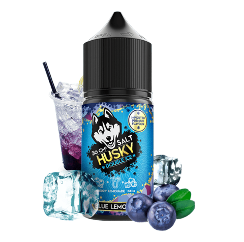 Жидкость HUSKY IMPORT DOUBLE ICE Salt (20MG) 30 ml - Blue Lemonade (Черничный лимонад)