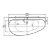 Allen Brau Priority 2.31005.21B/AM Акриловая ванна, 160x78, цвет: белый