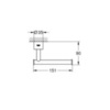 GROHE Atrio 40313AL3 Держатель туалетной бумаги
