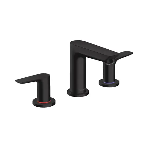 Смеситель для раковины, на 3 отверстия, черный Hansgrohe Talis E 71733670