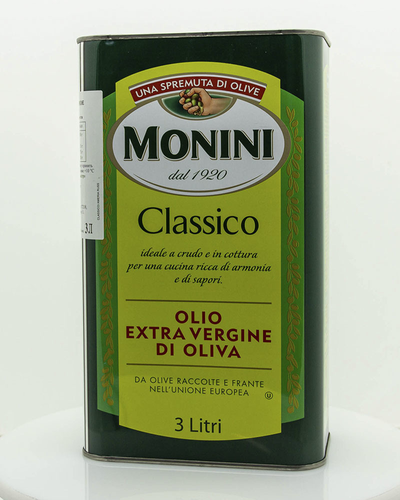 Масло оливковое Monini Экстра Вирджин Классико 3 л