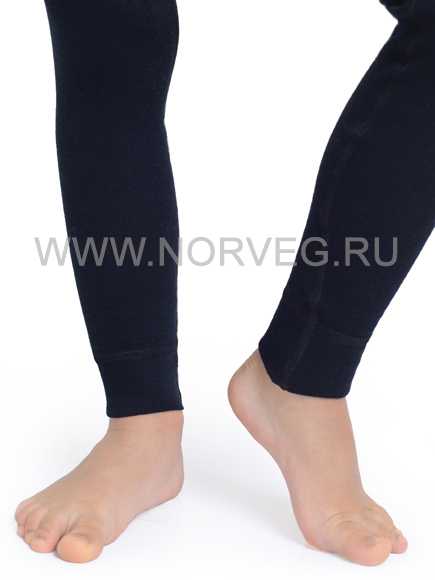 Комплект термобелья из шерсти мериноса Norveg Climate Control Blue детский - 6