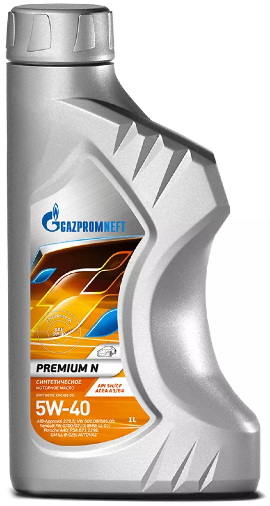 Масло моторное Gazpromneft Premium N 5W-40 синтетическое 1 л