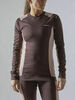 Комплект термобелья женский Craft Core Dry Baselayer бордо-пудрово-розовый - 3