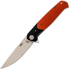 Фото Складной нож Viking Nordway VN Pro K663-2, сталь D2, рукоять G10, оранжевый