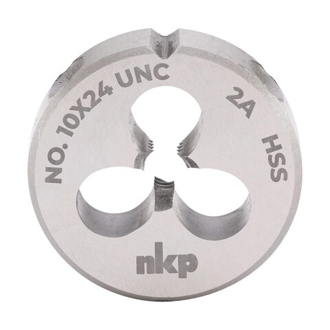 Плашка №10 -24-UNC DINEN22568 HSS 2A 60° 20x7мм NKP 245010N