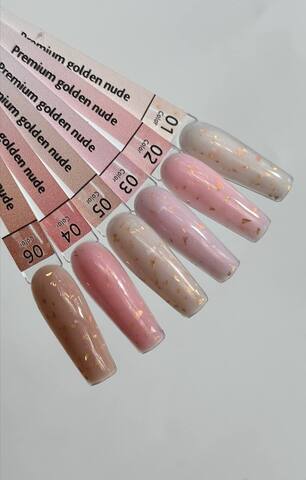 гель M&K Golden Nude Premium(Золотой нюд премиум) 6